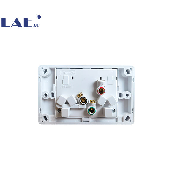 Classic Double GPO 250V 10A Switches Sockets 10 Pack
