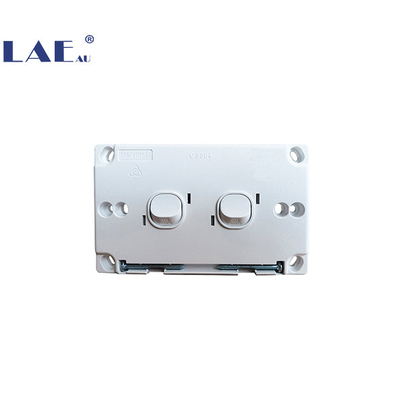 10A 250V 2 Gang Wall Light Switch 10 Pack