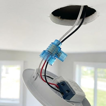 Connector Single Screw 32A 550V Blue 50 Pack