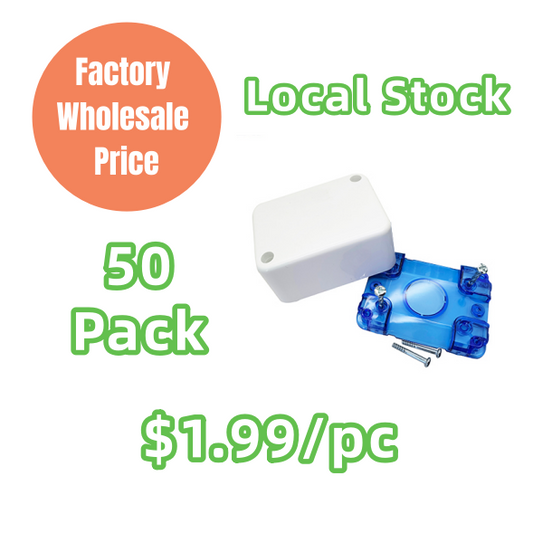 Junction Box With Connectors 50 Pack